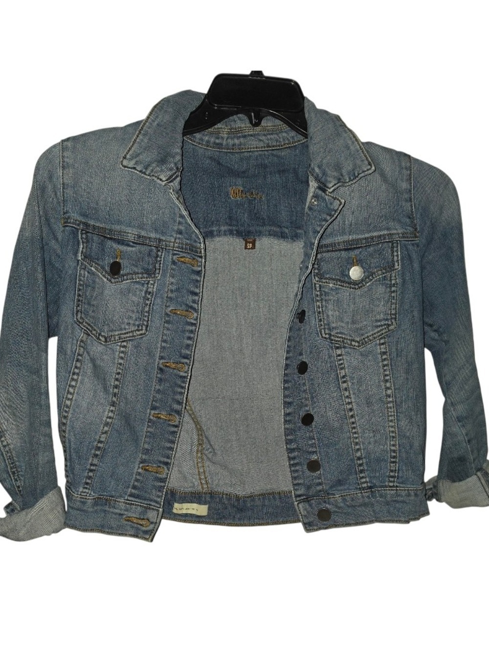 Kut from the Kloth Helena Denim Jacket Petite Medium Wash